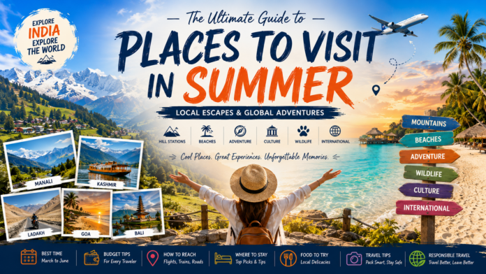 PLACES TO VISIT IN SUMMER PLACES TO VISIT IN SUMMER