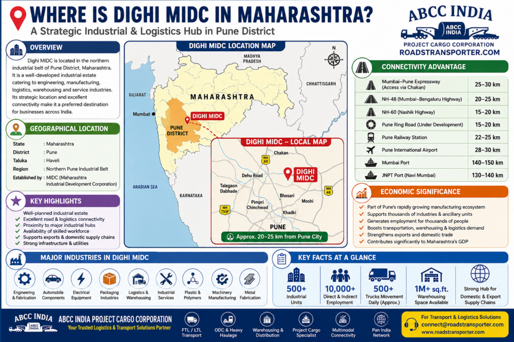 🚛 Best Dighi MIDC Transport Company for All India Logistics 📦 1