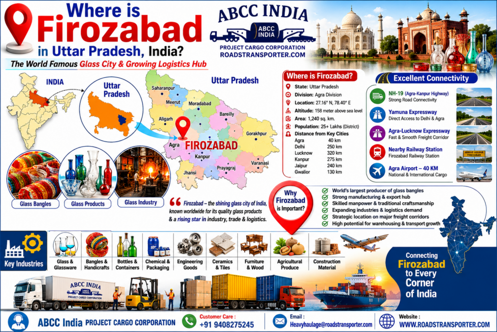 📍 Firozabad Road Transport Company | Pan India Delivery 1