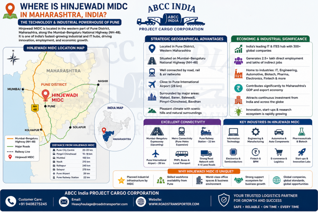 🏭 Best Transport Company in Hinjewadi MIDC | ABCC India 1