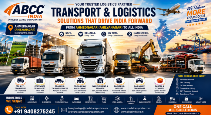 Ahmednagar (Ahilyanagar) Transport and Logistics Service Company Ahmednagar (Ahilyanagar) Transport and Logistics Service Company