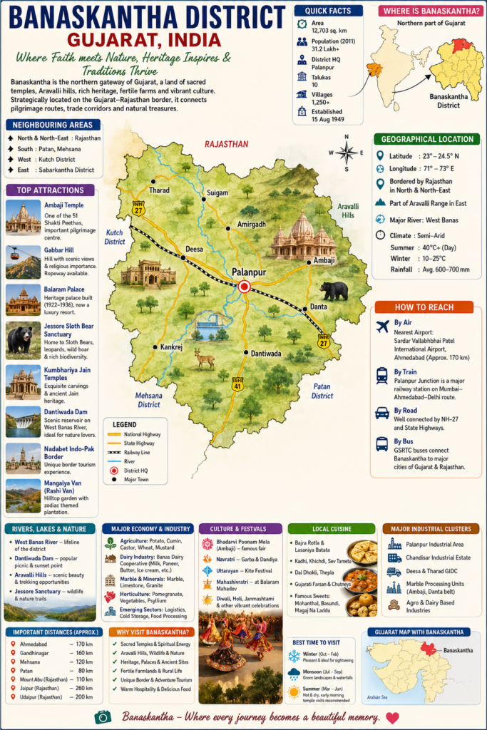 🚗 50 Places Near Banaskantha for a 1-Day Trip 4
