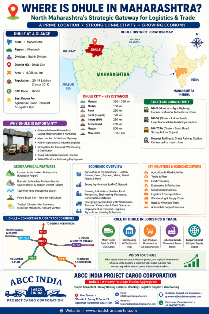 ๐ Dhule Container Truck, Trailer & Freight Services 1