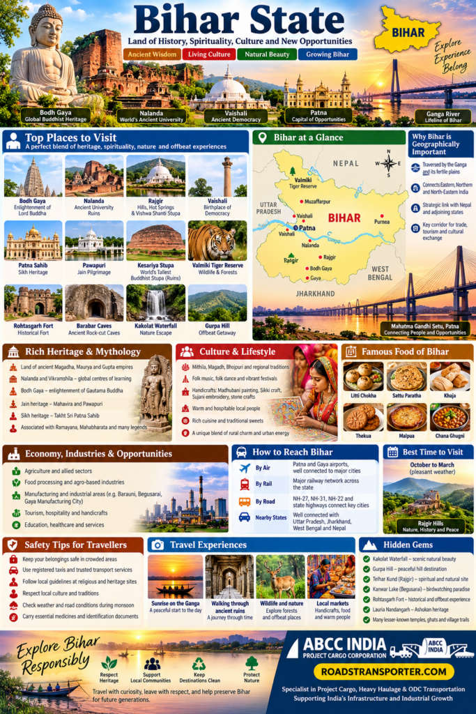 🚆 Bihar Travel Guide: Places, Food, Routes, Budget & Safety 27