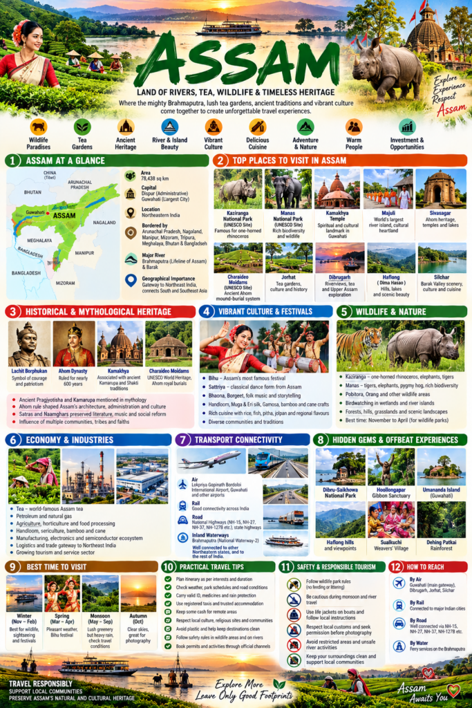 👨‍👩‍👧‍👦 Assam Trip: Best Places for Every Traveller 7