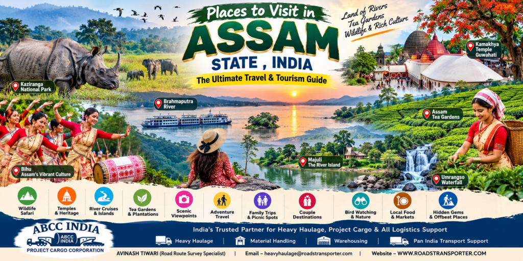 👨‍👩‍👧‍👦 Assam Trip: Best Places for Every Traveller 1