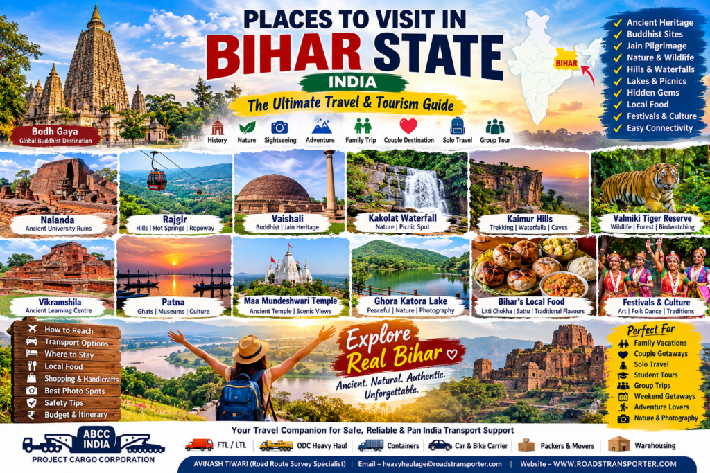 🚆 Bihar Travel Guide: Places, Food, Routes, Budget & Safety 22