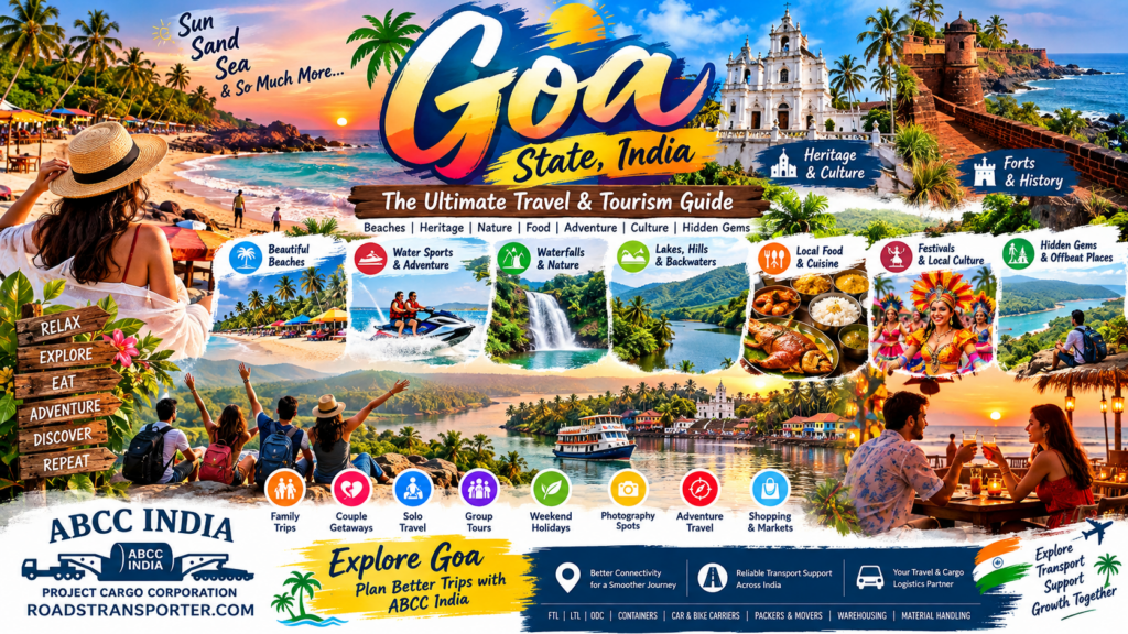 🚗🌿 Goa Tourist Places: Beaches, Waterfalls ,Wildlife ,Trekking & Hidden Gems 8