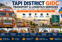 ๐ Tapi GIDC Truck Transport โ FTL, LTL & Trailer Tapi District GIDC Transport & Logistics Services