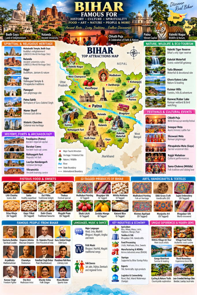 🚆 Bihar Travel Guide: Places, Food, Routes, Budget & Safety 25
