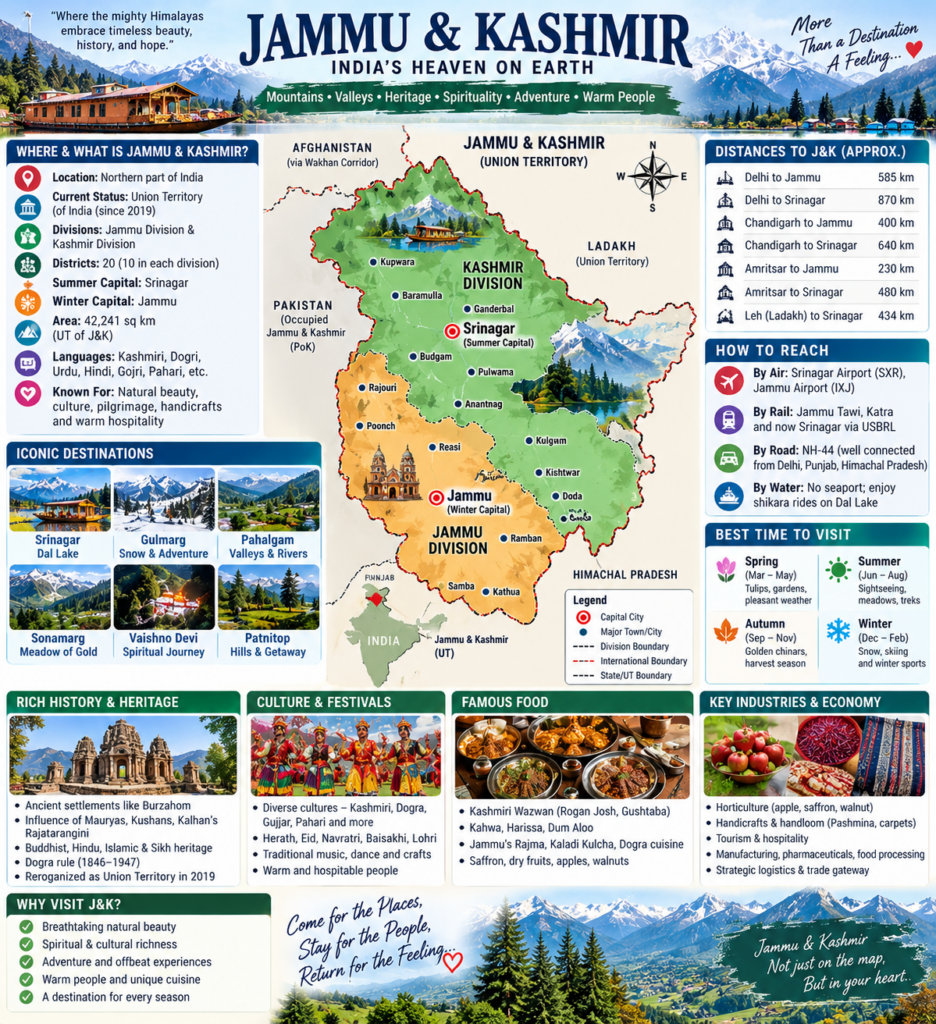 Where Is Jammu and Kashmir