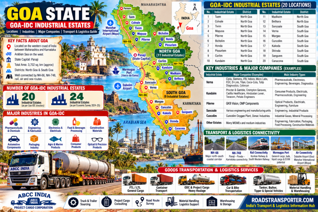 🚛 Goa Transport & Logistics Services Guide 2026-2027 | GOA-IDC 2